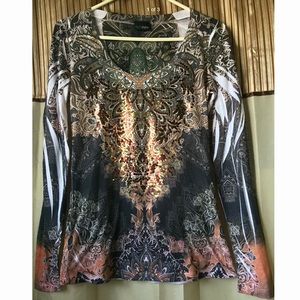 Embellished Day trip Sublimated Top
